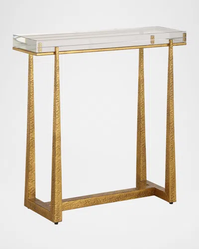 The Uttermost Co Midas Accent Table In Antique Gold
