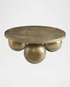 The Uttermost Co Triplet Coffee Table In Gold