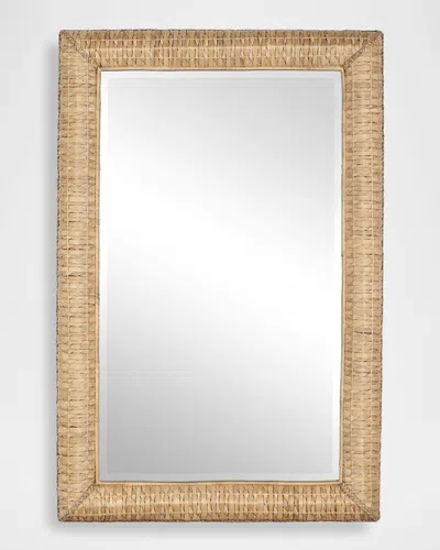 The Uttermost Co Twisted Seagrass 58" Large Wall Mirror In Neutral