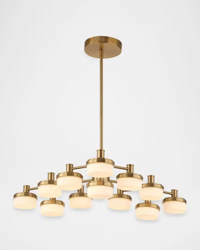 The Uttermost Co Wedge 41" 12-light Led Chandelier