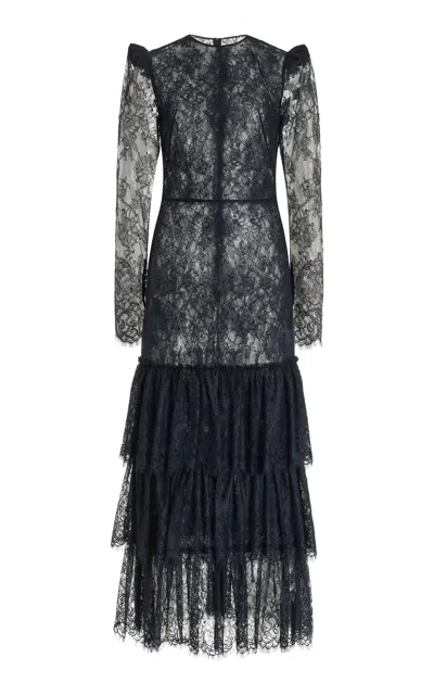 le gauze lace kerchief dress Lace handkerchief hem dress main image 1