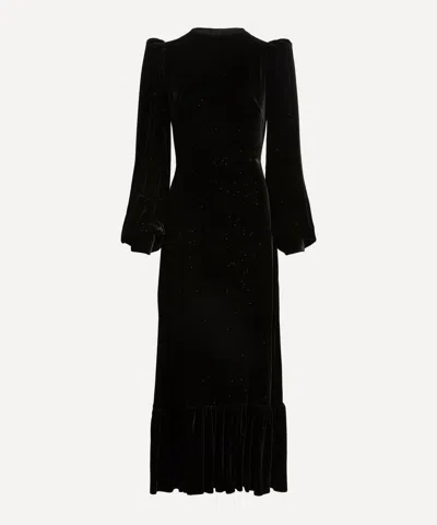 The Vampire's Wife Women's Velvet Silk Villanelle Midi Dress