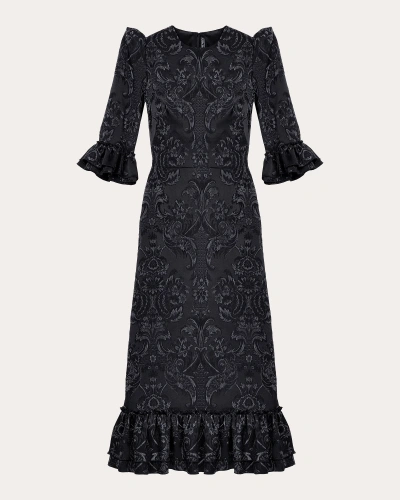 The Vampire's Wife Women's The Falconetti Dress In Black/black