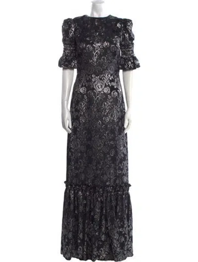 Pre-owned The Vampire's Wife Silk Long Dress In Multi