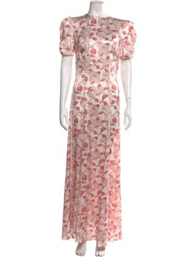 Pre-owned The Vampire's Wife Silk Long Dress In White