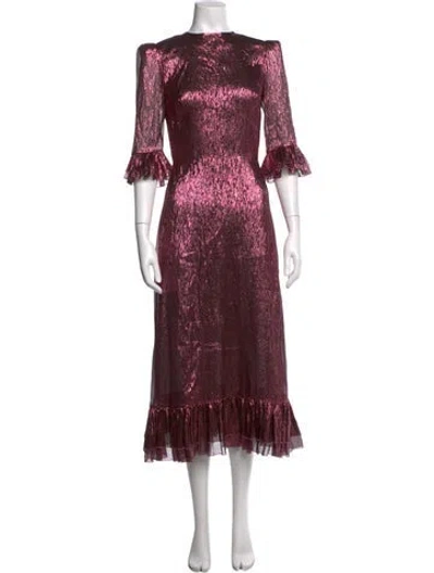 Pre-owned The Vampire's Wife Silk Midi Length Dress W/ Tags