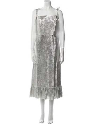 Pre-owned The Vampire's Wife Square Neckline Long Dress W/ Tags