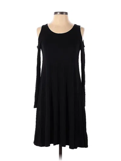 Pre-owned The Vanity Room Casual Dress In Black