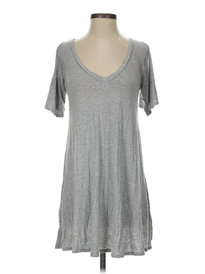 Pre-owned The Vanity Room Casual Dress In Gray