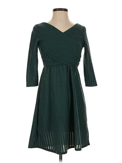 Pre-owned The Vanity Room Casual Dress In Green