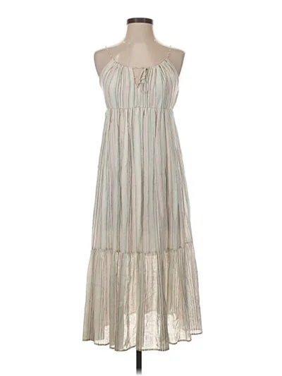 Pre-owned The Vanity Room Casual Dress In Silver