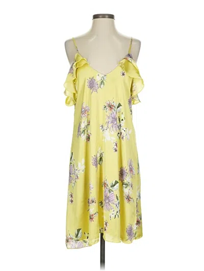 Pre-owned The Vanity Room Casual Dress In Yellow