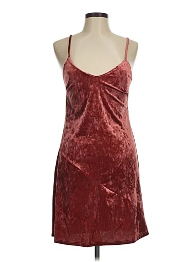 Pre-owned The Vanity Room Cocktail Dress In Burgundy