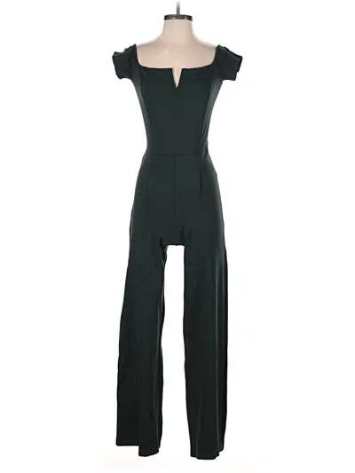 Pre-owned The Vanity Room Jumpsuit In Green