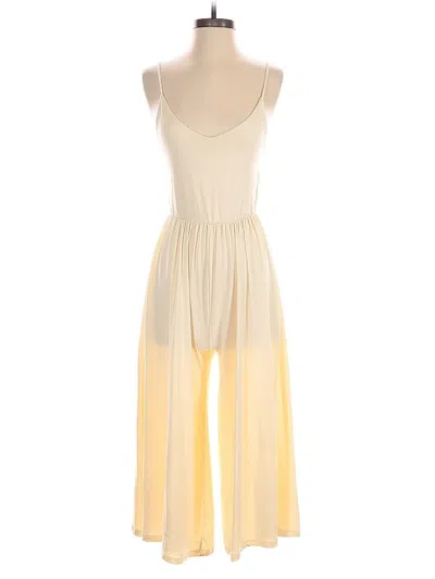 Pre-owned The Vanity Room Jumpsuit In Yellow