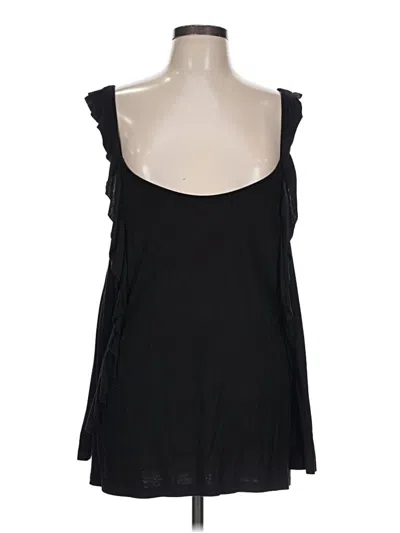 Pre-owned The Vanity Room Sleeveless Top Black Sweetheart Neckline Tops
