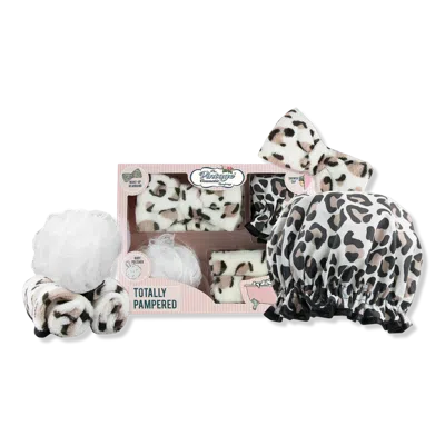 The Vintage Cosmetic Company Leopard Print Totally Pampered Gift Set