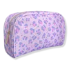The Vintage Cosmetic Company Lilac Leopard Print Make-up Bag