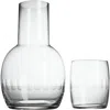 The Vintage List Crystal Carafe & Glass Set In Transparent