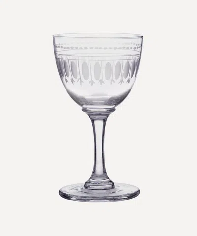 The Vintage List Crystal Liqueur Glasses Set Of Six