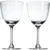 The Vintage List Set Of 2 Crystal Wine Glasses In Transparent