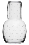 The Vintage List Star Carafe & Glass In Transparent