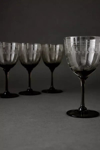 The Vintage List Ed Tinted Wine Glasses, Set Of 4