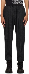 The Viridi-anne Black Drawstring Trousers In A-black