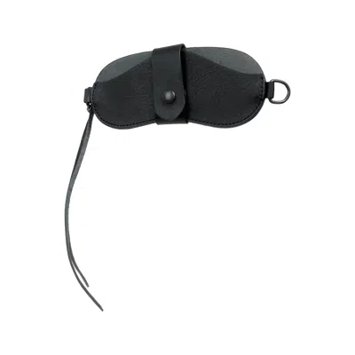 The Viridi-anne Black Leather Glasses Case