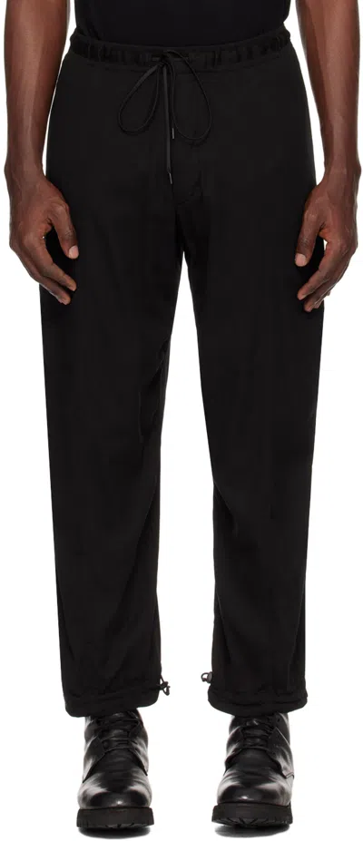 The Viridi-anne Black Wide Trousers In A-black