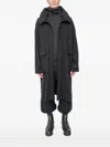 The Viridi-anne Button-up Parka In Black
