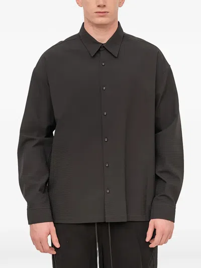 The Viridi-anne Button-up Shirt In Black