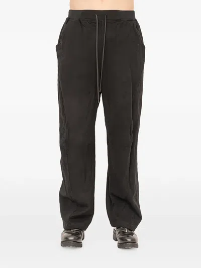 The Viridi-anne Drawstring-fastening Trousers In Black