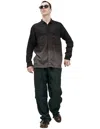 The Viridi-anne Gradient Dyed Shirt In Brown