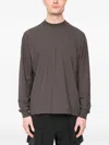 The Viridi-anne Long-sleeve T-shirt In Brown