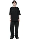 The Viridi-anne Oversize Print T-shirt In Black