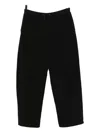 The Viridi-anne Sweat Wide Pants In Black