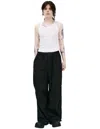 The Viridi-anne Trousers With Shaped Seams In Black