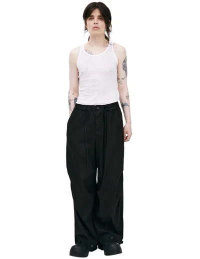 The Viridi-anne Trousers With Shaped Seams In Black