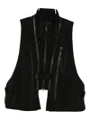 The Viridi-anne Twil Tactical Vest In Black