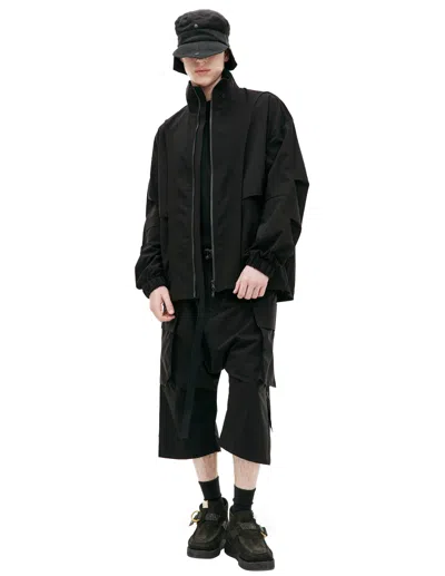 The Viridi-anne Water-repellent Hooded Jacket In Black