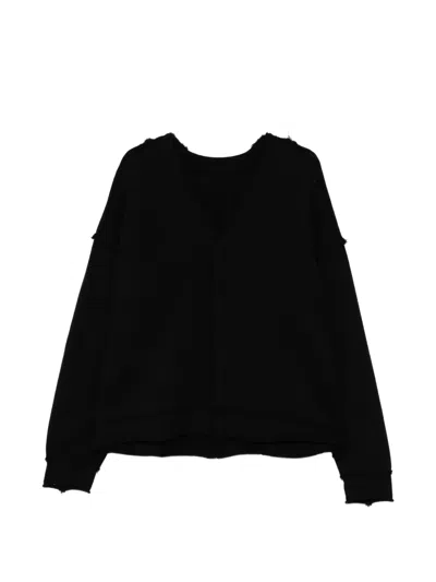 The Viridi-anne Fringed Cardigan In Black