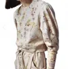 The Waight Pleat Sleeve Crew Neck Sweatshirt In Botanical Dye In Multi