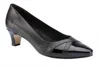 The Walking Cradle Co. Women's Intro Leather Closed Toe Classic Pumps In Black Saffia In Black