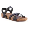 The Walking Cradle Co. Women's Pool Sandal - Ww Width In Black In Black