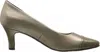 The Walking Cradle Co. Women's Race Dress Pump In Pewter Kid In Brown