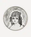 The Wallace Collection X Grayson Perry Bone China Decorative Portrait Plate In Black
