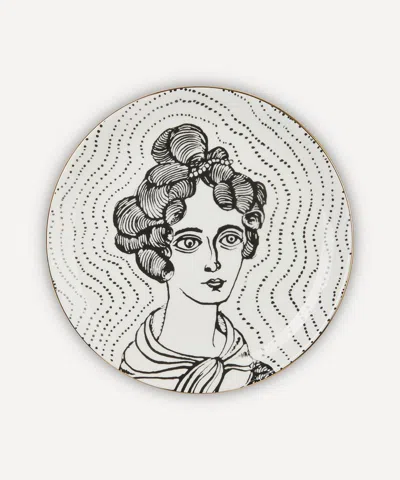 The Wallace Collection X Grayson Perry Bone China Decorative Portrait Plate In White
