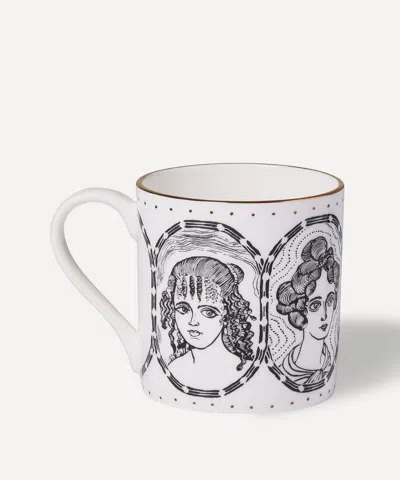 The Wallace Collection X Grayson Perry Bone China Portrait Mug In Metallic