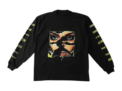 Pre-owned The Weeknd Men's  Beauty Behind The Madness 5 Year Anniversary Tracklist Longsleeve T-shirt In Black